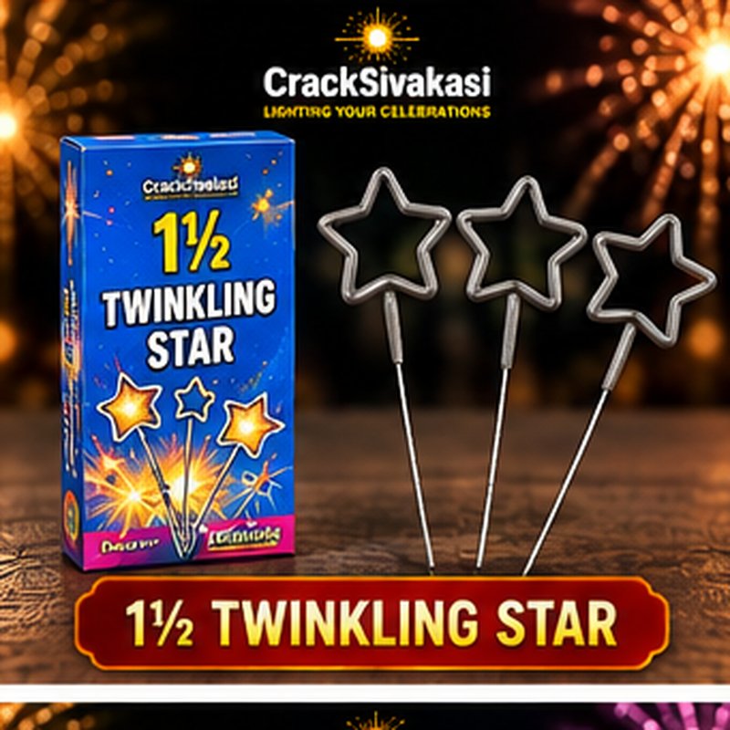 1½' Twinkling Star (10 Pcs)