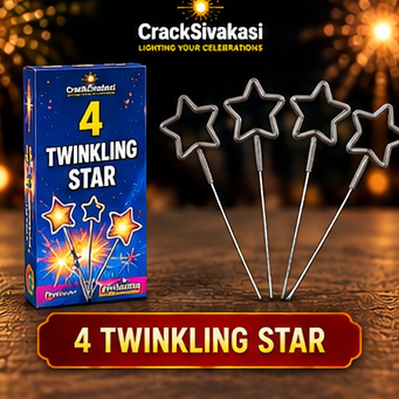 4' Twinkling Star (10 Pcs)